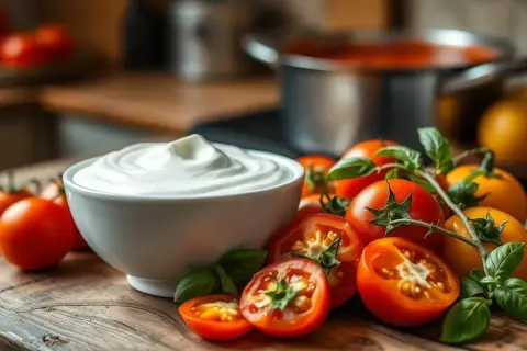 Jaka śmietana do zupy pomidorowej? Wybierz idealną i uniknij zwarzenia