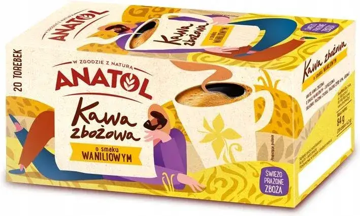 r&oacute;żne opakowania kawy zbożowej Inka Anatol Kujawianka