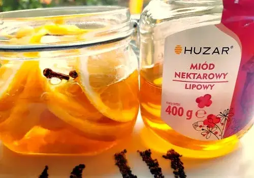 miód cytryna imbir goździki