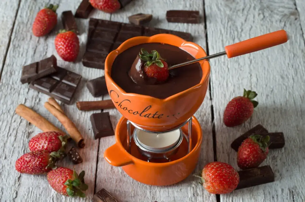 różne rodzaje czekolady do fondue